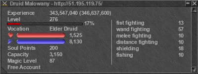 Signature for player Druid Malowany