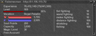 Signature for player Fisherwoman