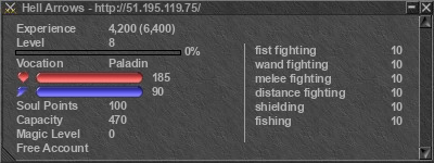 Signature for player Hell Arrows