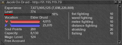 Signature for player Jacek On Druid