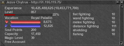 Signature for player Jezus Chytrus
