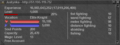 Signature for player Justynka
