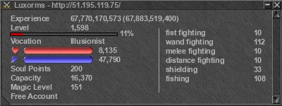 Signature for player Luxorms