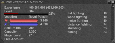 Signature for player Paix